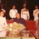 فرح ، ذوالفقار علی بوتو نخست وزیر پاکستان و همسرش