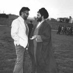 حجت الاسلام احمد خمینی و ابراهیم یزدی