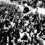 تظاهرات مردم تهران در اعتراض به دستگیری امام خمینی