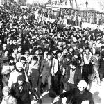 تظاهرات دانش آموزان  همدان در سی ام مهر 1357