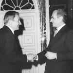 ملاقات دیوید راکفلر با محمدرضا پهلوی در تهران
