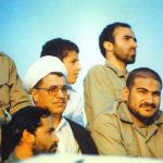 شهیدان شمخانی، کمال خرازی، حسین خرازی و صیاد شیرازی در یک قاب