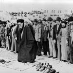 اقامه نماز عید قربان شهید قاضی ساعاتی قبل از ترور