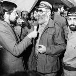 امام خامنه‌ای با سربند سپاهیان محمد