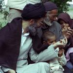 دیدار امام خامنه‌ای با خانواده شهید فردو