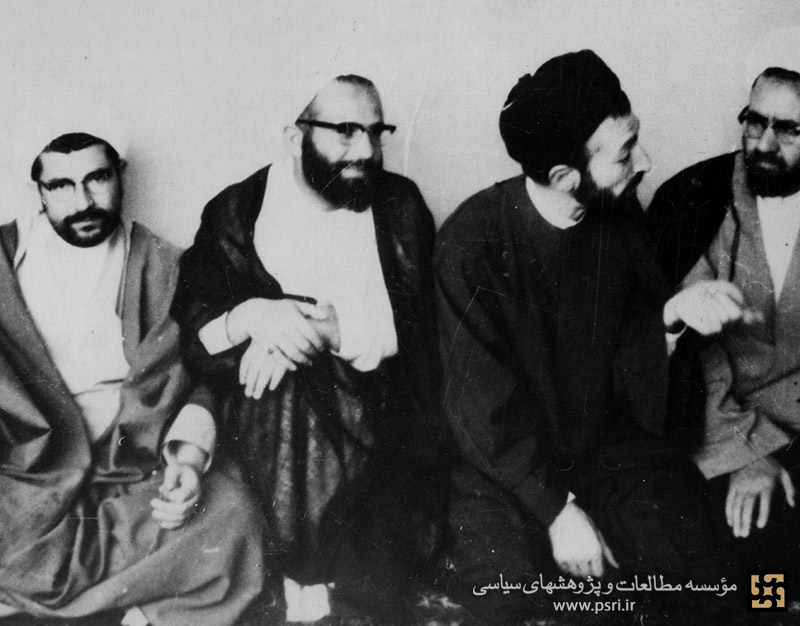 شهیدان مطهری، بهشتی و محلاتی در یک قاب