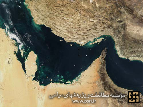 تصویر ماهواره ای از خلیج فارس و دریای عمان