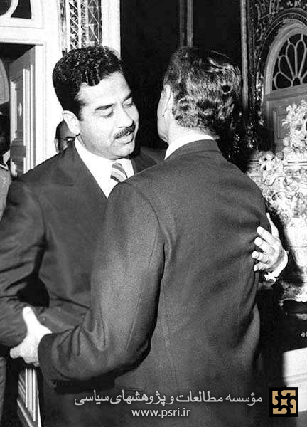 ملاقات صدام حسین با شاه در تهران