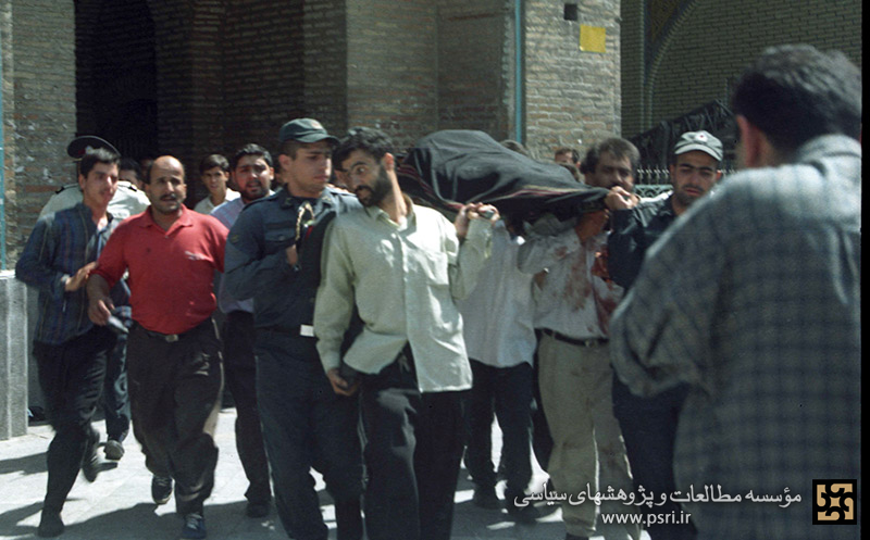تصاویری از بعد از ترور شهید لاجوردی