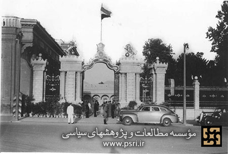 تصاویری قدیمی از نمای ورودی مجلس شورای ملی