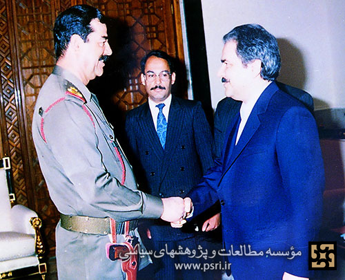مسعود رجوی و صدام حسین
