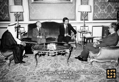 محمدرضاپهلوی و ملک فیصل وزیر خارجه عربستان