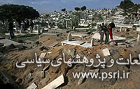 نبش قبر مزار شهدای فلسطینی درگورستان