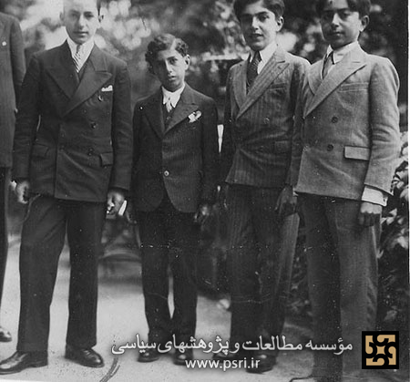 دو تصویر از محمدرضا پهلوی در دوران تحصیل در سوئیس
