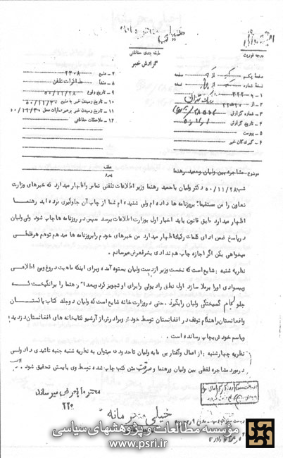 ادب وزیر تعاون رژیم شاه!