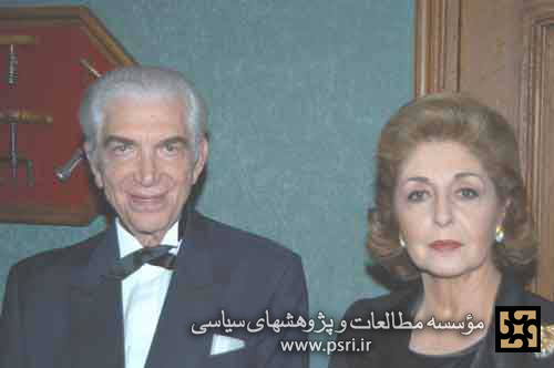 شاپور غلامرضا پهلوی و همسرش