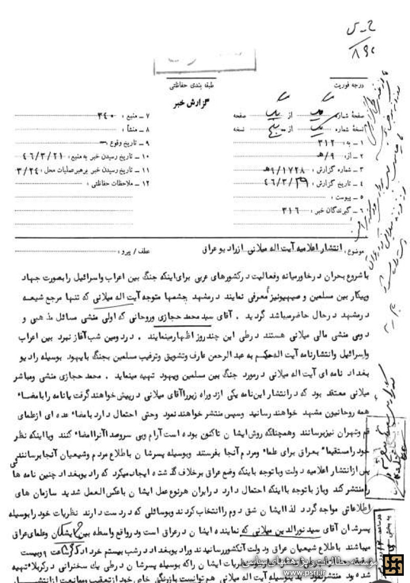 ترفند آیت‌الله میلانی برای انتشار مواضع علیه اسرائیل 
