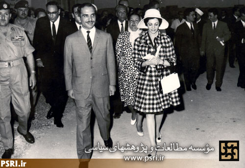 دیدار شمس پهلوی و ملک حسین پادشاه اردن