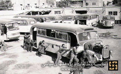 تعمیرگاه اتوبوسهای قدیمی تهران