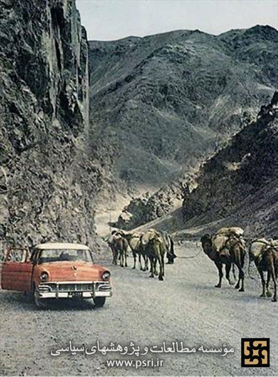 جاده تهران تبریز در دهه 1340
