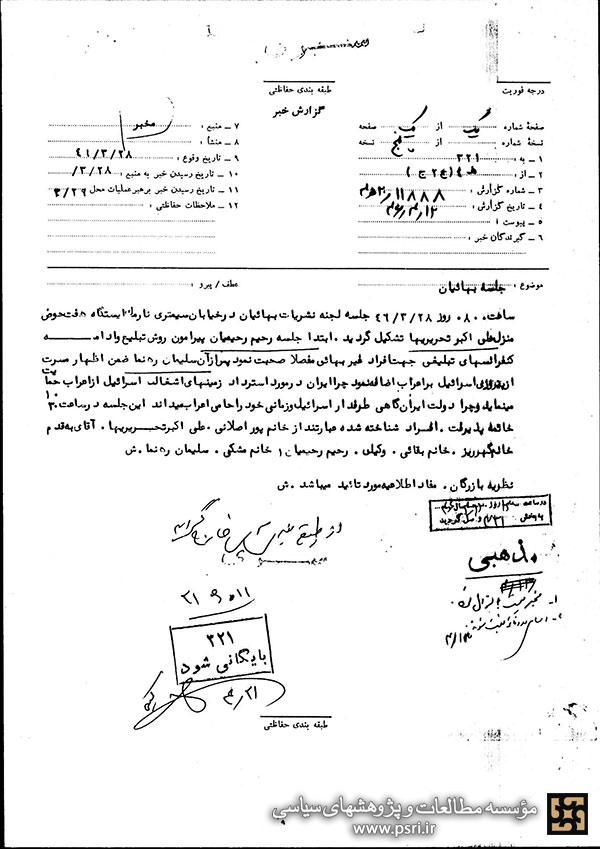 حمایت بهاییان از اشغالگری اسرائیل