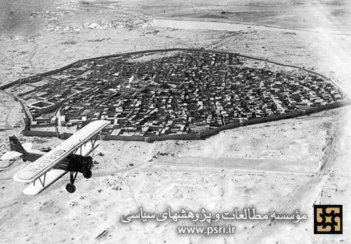 تصویر هوایی بسیار قدیمی از شهر سامرا