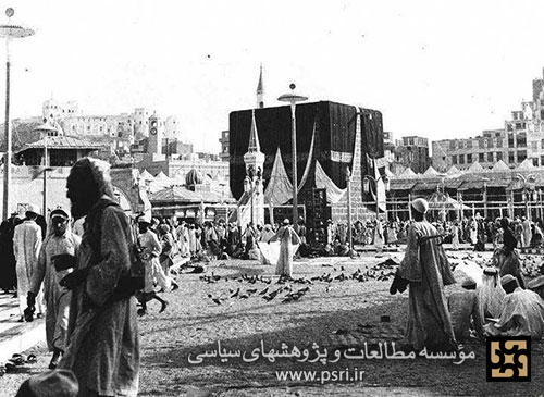 تصویری قدیمی از بیت الله الحرام