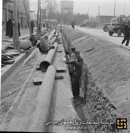 لوله کشی آب تهران در دهه 1330