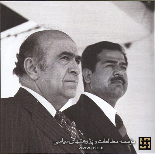 تصاویری از حضور صدام در ایران در فروردین 1354