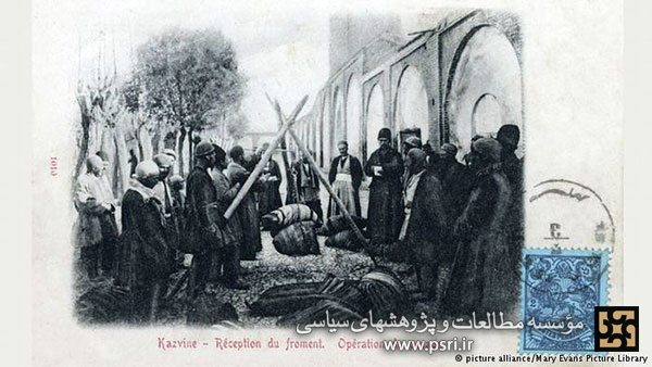 بازار پارچه فروشان قزوین در 1903